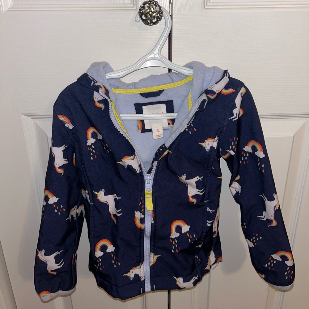 Cat & Jack: Long Sleeve Navy Blue Fleece 4T Girls
